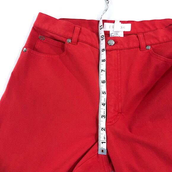 Escada Coral Raw Hem Denim Pants - Picture 11 of 14